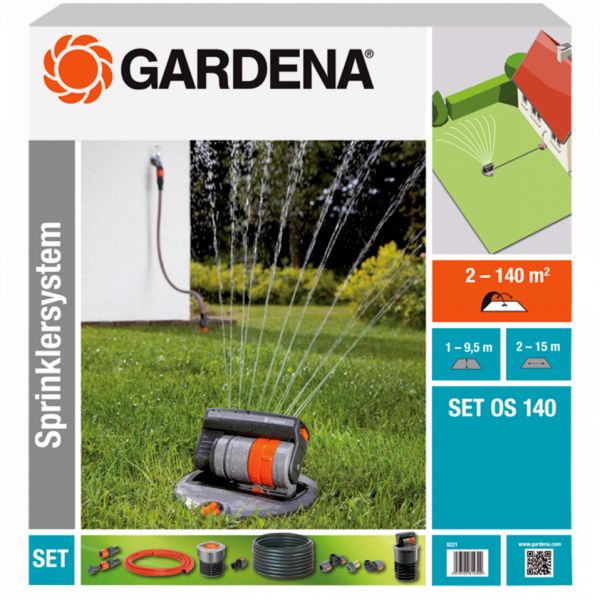 Gardena OS 140 Suorakaidesadetin sis. tarvikkeet
