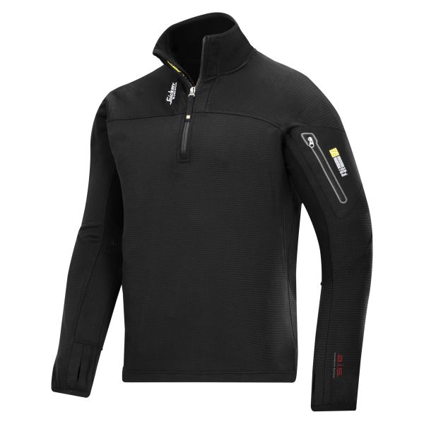 Snickers 9435 Neulepaita musta, mikrofleece XS