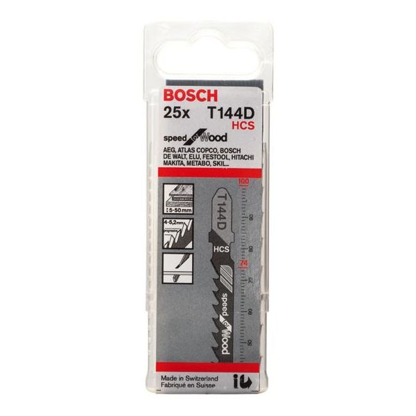 Bosch Speed for Wood Pistosahanterä 100mm, 25 kpl