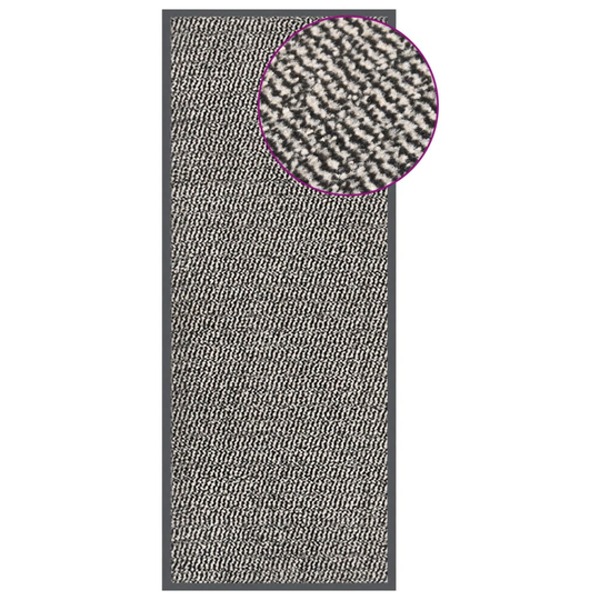 vidaXL Ovimatto nukallinen 60x150 cm vaaleanruskea