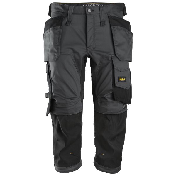 Snickers 6142 AllroundWork Caprit harmaa/musta C44