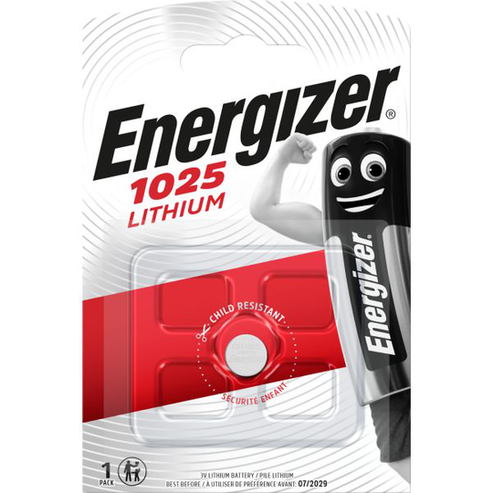 Energizer Lithium Nappiparisto CR1025, 3 V
