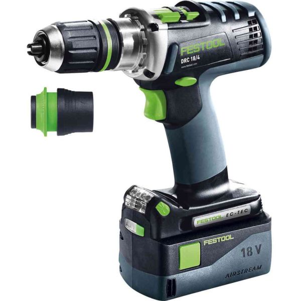 Festool DRC 18/4 5,2/4,0 I-Plus-SCA QUADRIVE Ruuvinväännin sis. akut ja laturin
