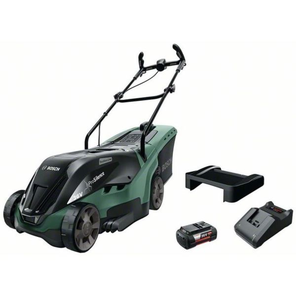Bosch DIY Universal Rotak 36-590 Ruohonleikkuri sis. 4,0 Ah akun ja laturin
