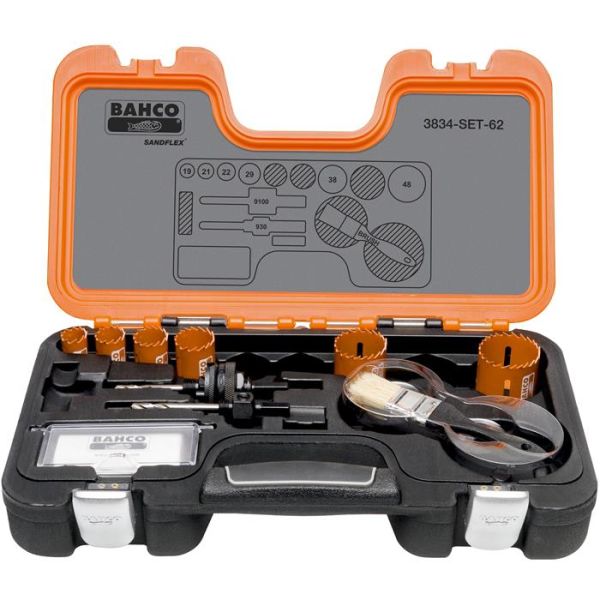 Bahco 3834-SET-62 Reikäsahasarja