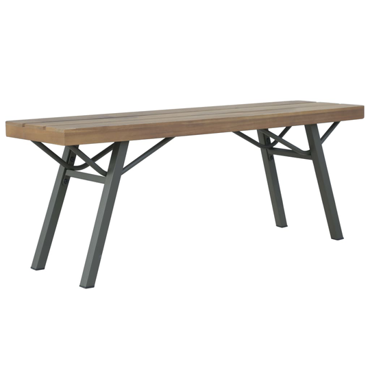 vidaXL Puutarhapenkki 120 cm täysi akaasiapuu