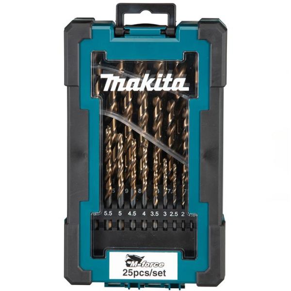 Makita D-67599 Metalliporanteräsarja 25 osaa