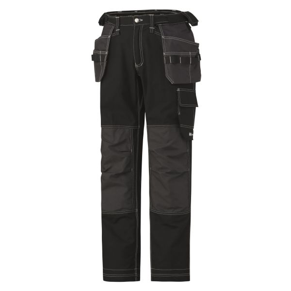 Helly Hansen Workwear Chelsea Cotton Cons Vyötäröhousut musta/harmaa Koko C46