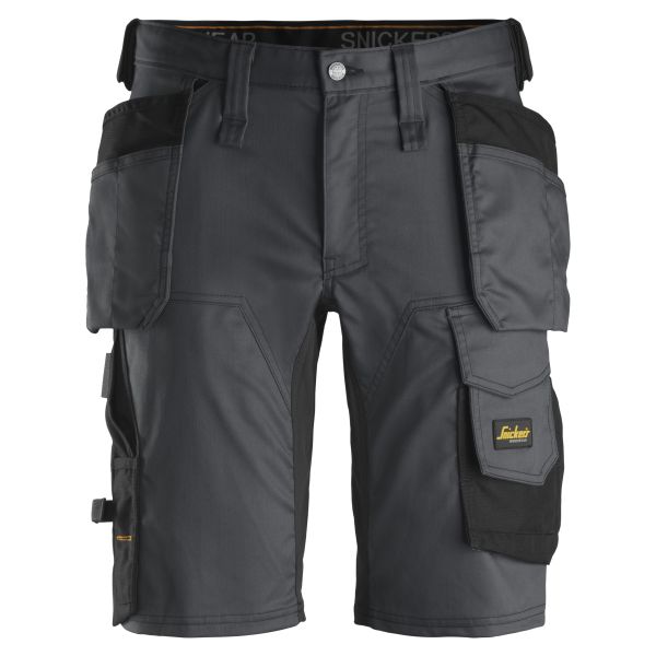 Snickers 6141 AllroundWork Työshortsit harmaa/musta 44