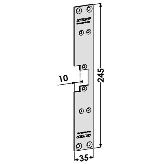 STEP ST6548 Tolppa malliin STEP 60 Silent 10 mm