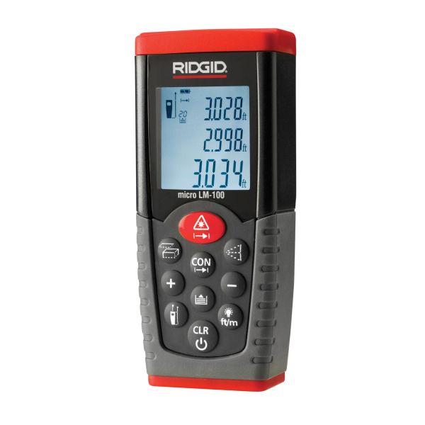 Ridgid LM-100 Etäisyysmittari jopa 50 m, 2 x AA-paristot