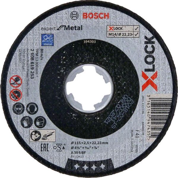Bosch Expert for Metal Katkaisulaikka X-LOCK 115 × 2,5 × 22,23 mm