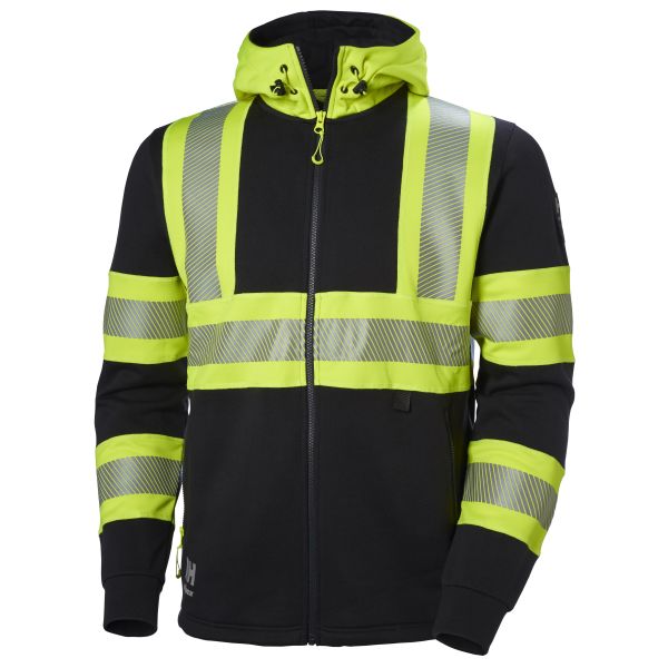 Helly Hansen Workwear ICU Huppari huomioväri, musta/keltainen Koko S