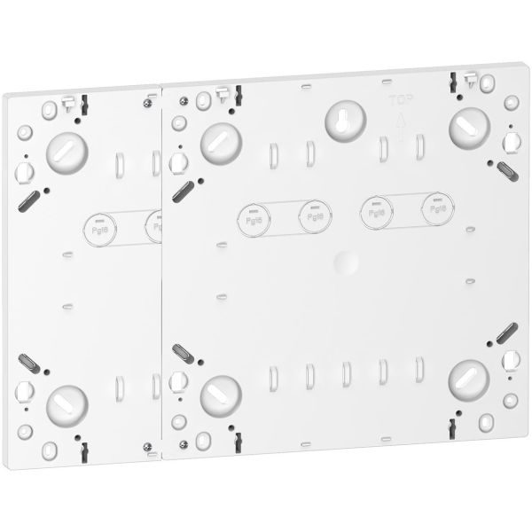 Schneider Electric Resi9 R9H18991 Pohjalevy Soveltuu kaapelien niputukseen 1x18 moduulia