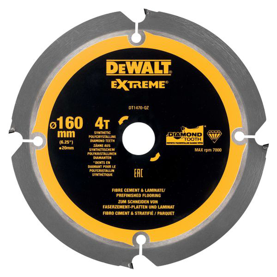 Dewalt DT1470-QZ Timanttiterä 160 x 20 mm, 4T