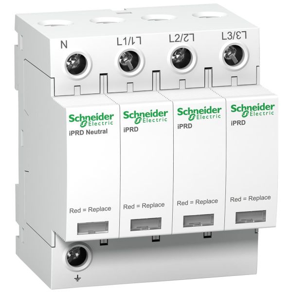 Schneider Electric A9L20601 Ylijännitesuoja epäsuoria salamaniskuja vastaan, iPRD 20/ 20R 3 johdin, koskettimella