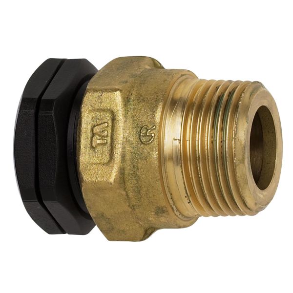 TA 3004012022 PEM-liitin metallinen, suora, muovinen ulkokierre 16 x G15