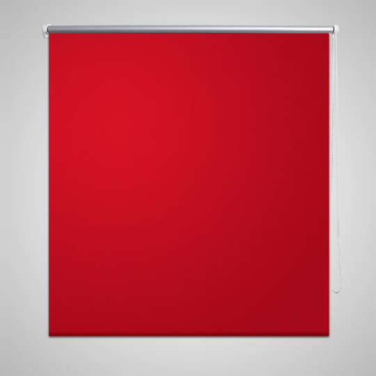 vidaXL Pimentävä rullaverho 80 x 175 cm Punainen