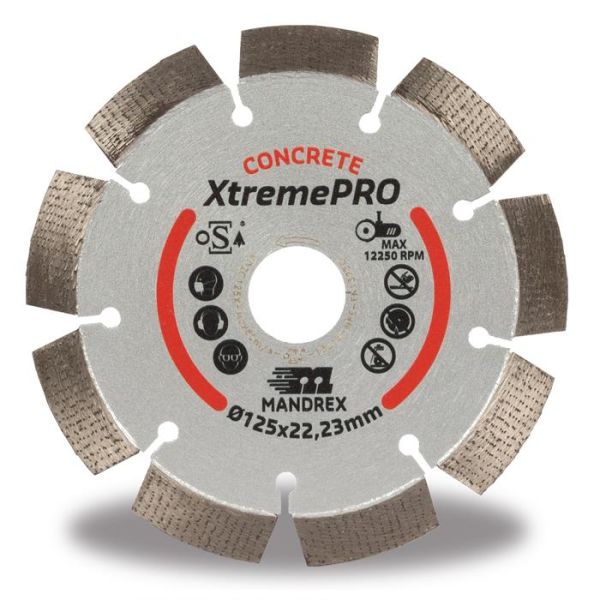 Mandrex Concrete XtremePRO Timanttikatkaisulaikka 115 mm