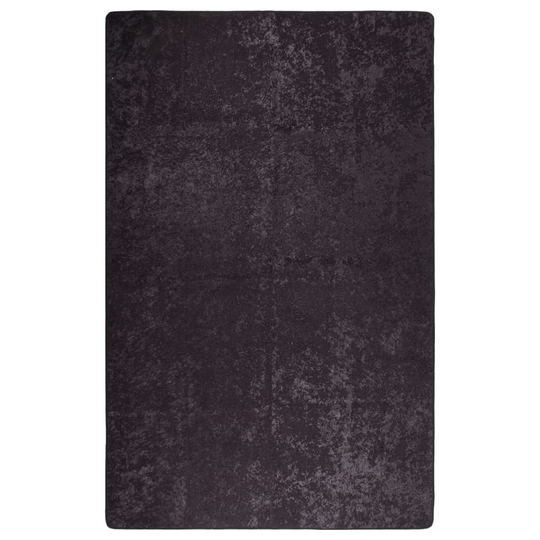 vidaXL Matto pestävä 80x150 cm antrasiitti liukumaton