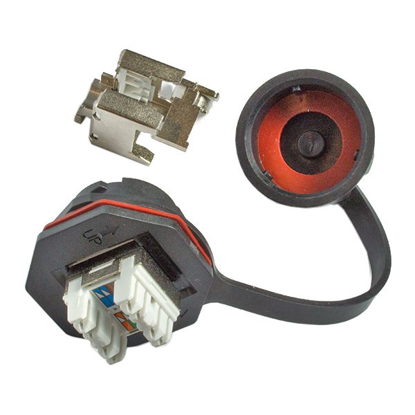 Elko EKO02697 Teollisuusliitin 6 A, RJ45, IP67