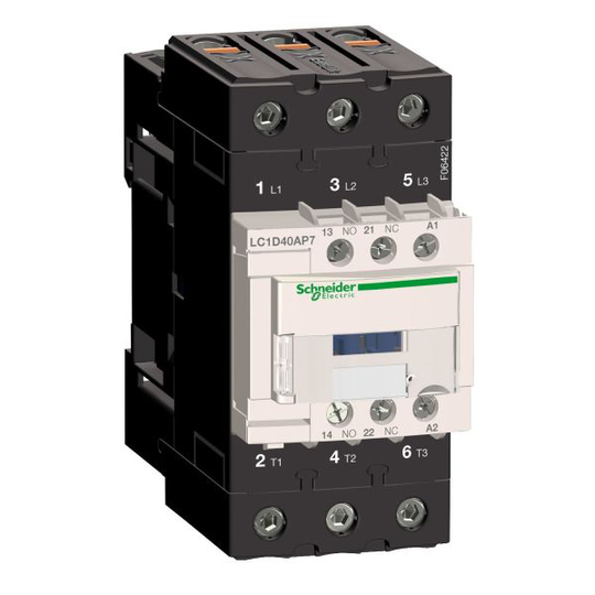 Schneider Electric LC1D40AP7 Kontaktori 40 A, 18,5 KW, 3P, 230V AC
