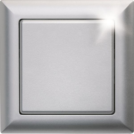 Eltako 30000591 Painike termoplastinen, halogeeniton Alumiini, matta, lakattu