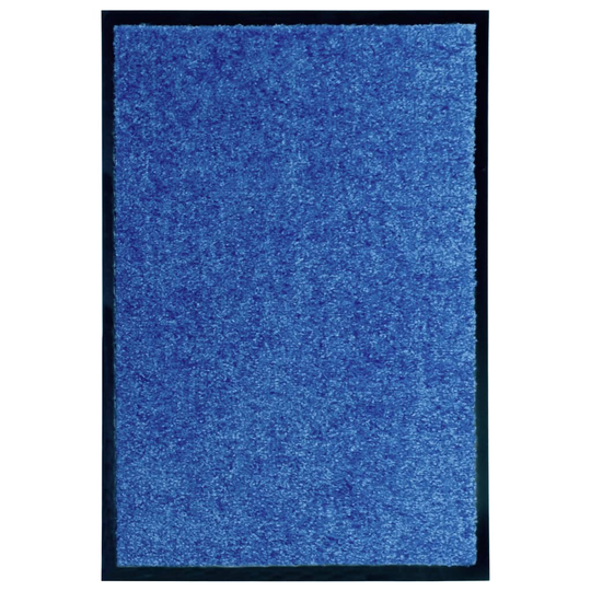 vidaXL Ovimatto pestävä sininen 40x60 cm