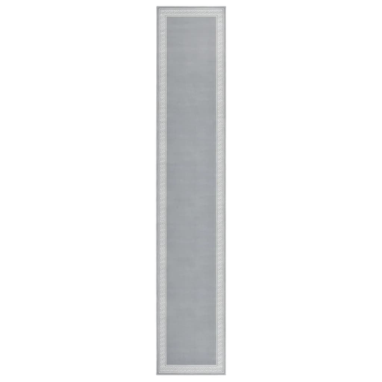 vidaXL Käytävämatto BCF harmaa kuviolla 60x350 cm