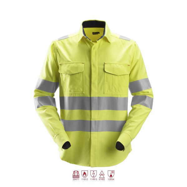 Snickers 8562 ProtecWork Paita huomiotakki, keltainen XS