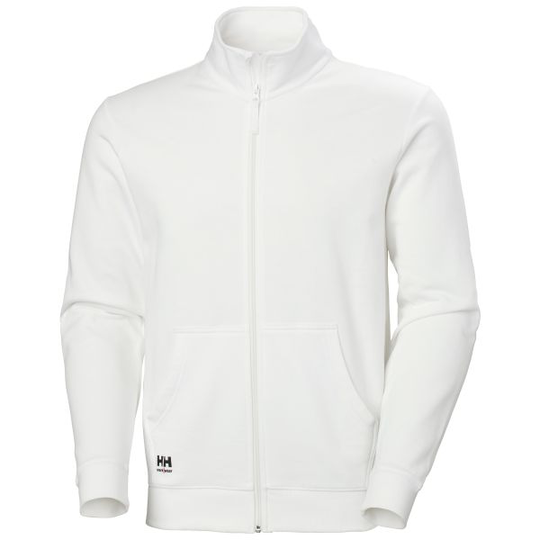 Helly Hansen Workwear Manchester Collegepaita valkoinen, vetoketju S