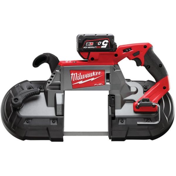 Milwaukee M18 CBS125-502C Vannesaha sis. akut ja laturin