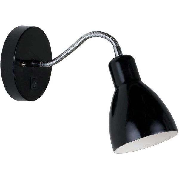 Nordlux CYCLONE 72991003 Seinävalaisin E14, IP20 Musta