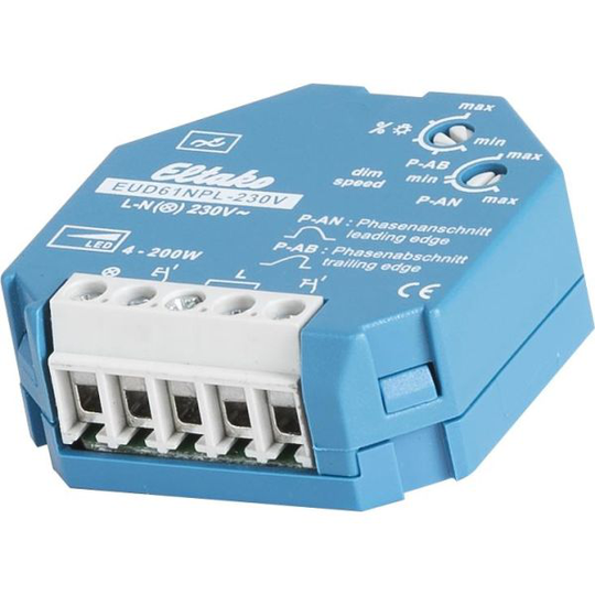 Eltako 4013770542 Rasiahimmennin 4–200 W, painikevalonsäädin ilman nollaa