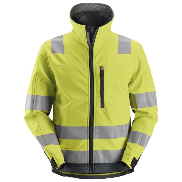 Snickers 1230 AllroundWork Softshelltakki huomiotakki, keltainen XS
