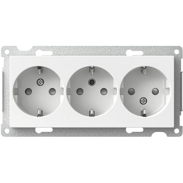Schneider Electric Exxact WDE002278 Seinäpistorasia maadoitettu, 3-osainen