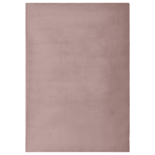 vidaXL Matto jäniksen tekoturkis 180x270 cm vanha pinkki