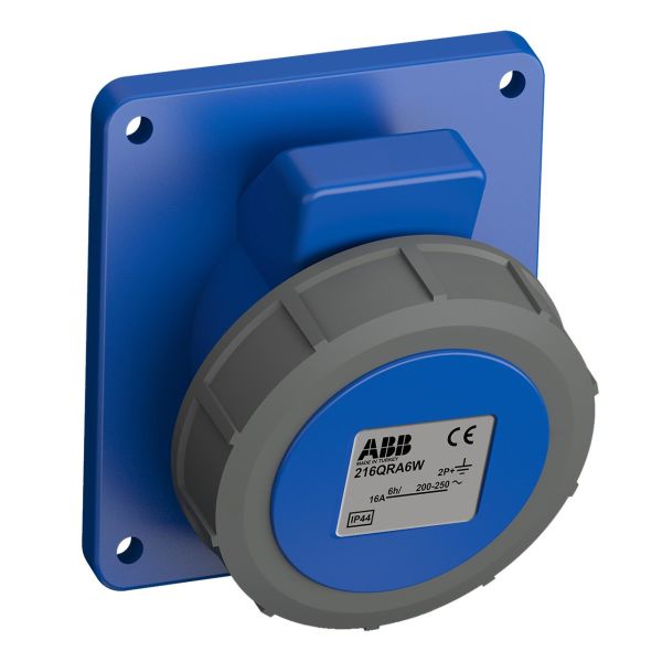 ABB 2CMA102299R1000 Paneelin ulostulo pikaliitettävä, tärinänkestävä Kulma, 3-nastainen, 16 A