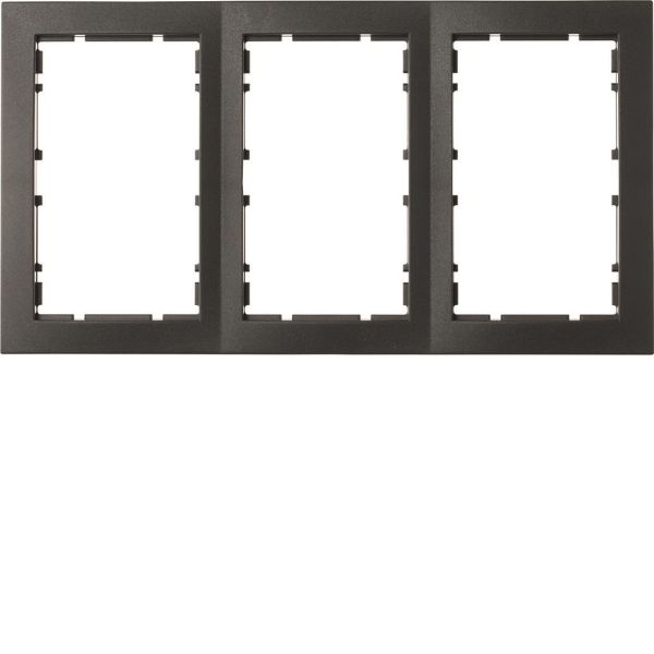 Hager 6510131606 Yhdistelmäkehys pistorasialle 2-suuntainen 220 mm pitkä, 223 mm leveä