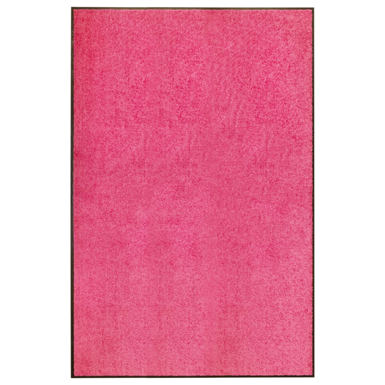 vidaXL Ovimatto pestävä pinkki 120x180 cm