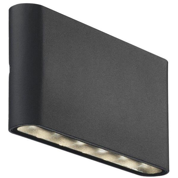 Nordlux KINVER 84181003 Seinävalaisin LED, IP54 Musta