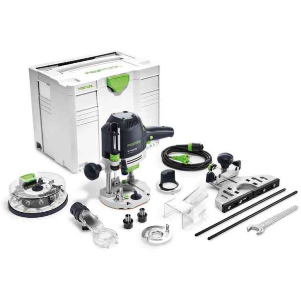 Festool OF 1400 EBQ-Plus+Box-OF-S 8/10x HW Käsiyläjyrsin 1400 W