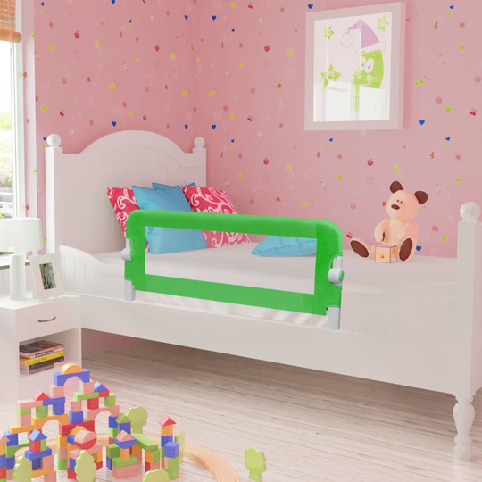 vidaXL Turvalaita lapsen sänkyyn 102 x 42 cm vihreä