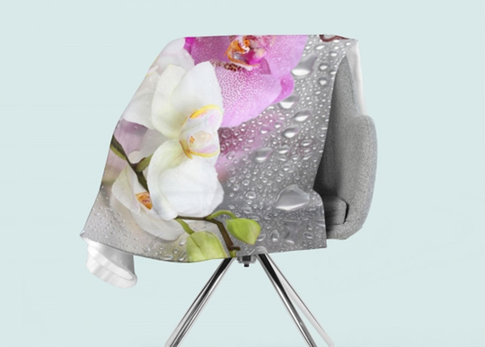 Torkkupeitto Orchids and Rain 150x200 cm
