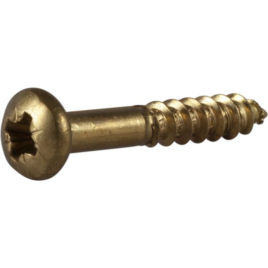 ESSVE 525084 Puuruuvi TKX, messinki 4 x 25 mm, 7 kpl
