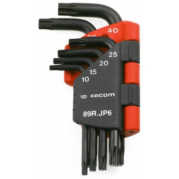 Facom 89R.JP6 Torx-avainsarja 6 kpl, T10-T40, pidikkeessä