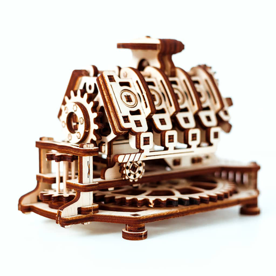 WOODEN CITY 425882 Wooden Scale Model Kit V8 Engine