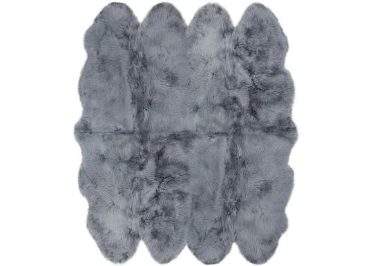 Aito lampaantalja Merino grey Octo ±170x180 cm