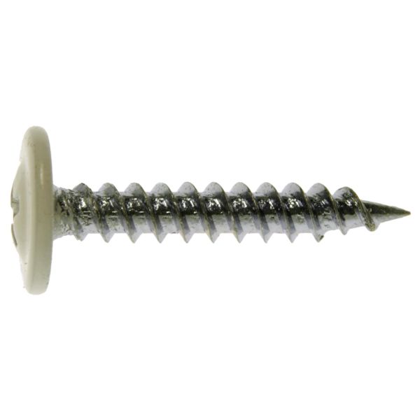 Grabber G31VITC Asennusruuvi Valkoinen, 100 kpl 4,2 x 13 mm