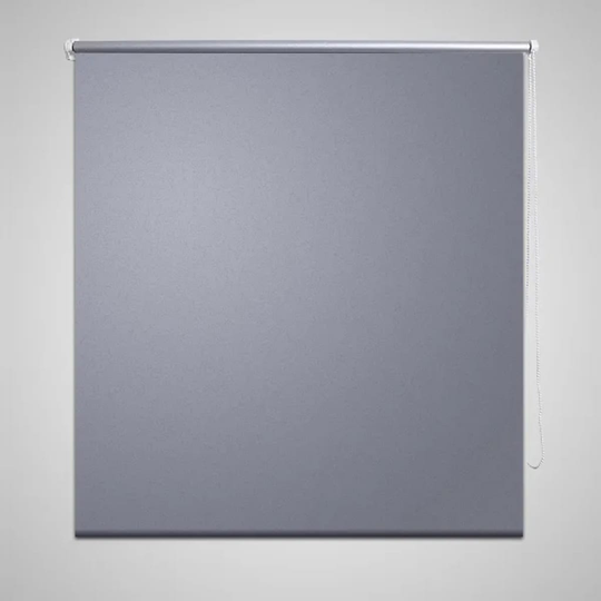 vidaXL Pimentävä rullaverho 160 x 175 cm Harmaa